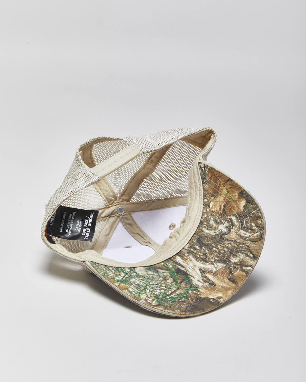 Vintage Y2K 00s Realtree Camo Embroidered Trucker Hat - OS