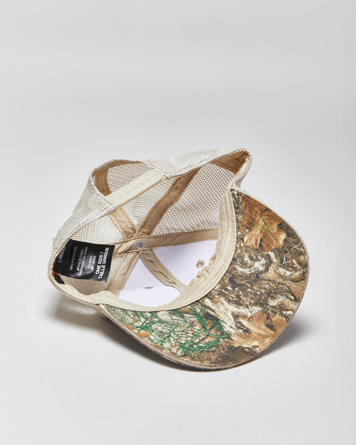 Vintage Y2K 00s Realtree Camo Embroidered Trucker Hat - OS