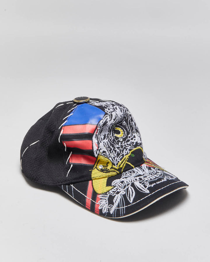 Vintage Y2K 00s Four 41 Rhinestone Embroidered Trucker Hat - OS