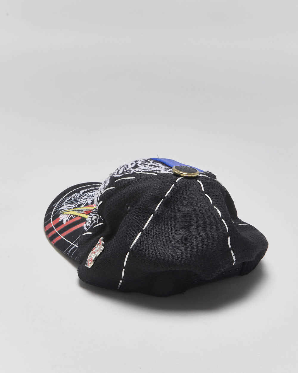 Vintage Y2K 00s Four 41 Rhinestone Embroidered Trucker Hat - OS