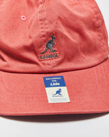 DS Vintage Kangol Washed Canvas Leather Strap Baseball Cap - OS