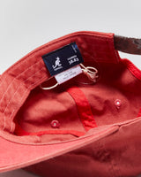 DS Vintage Kangol Washed Canvas Leather Strap Baseball Cap - OS