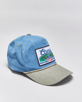 Vintage Y2K 00s Coors Beer Cobra Denim Rope Peak Trucker Hat - OS