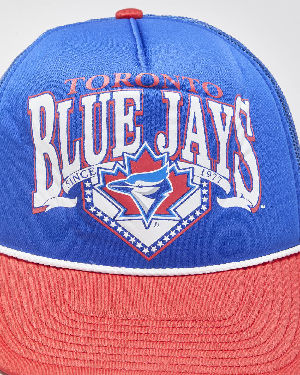 2023 '47 Brand Cooperstown Collection Toronto Blue Jays 25th Anniversary Rope Peak Trucker Hat - OS