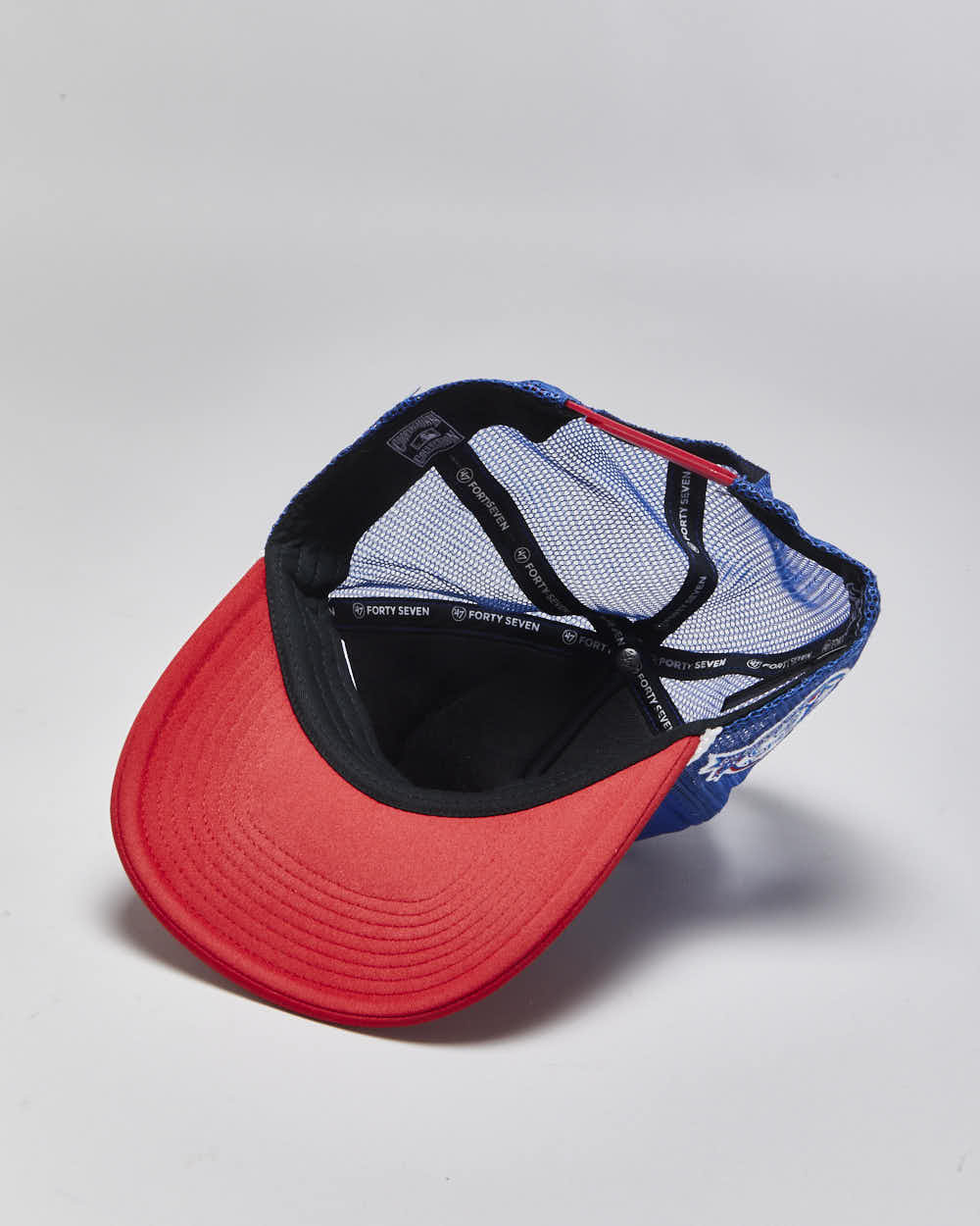 2023 '47 Brand Cooperstown Collection Toronto Blue Jays 25th Anniversary Rope Peak Trucker Hat - OS