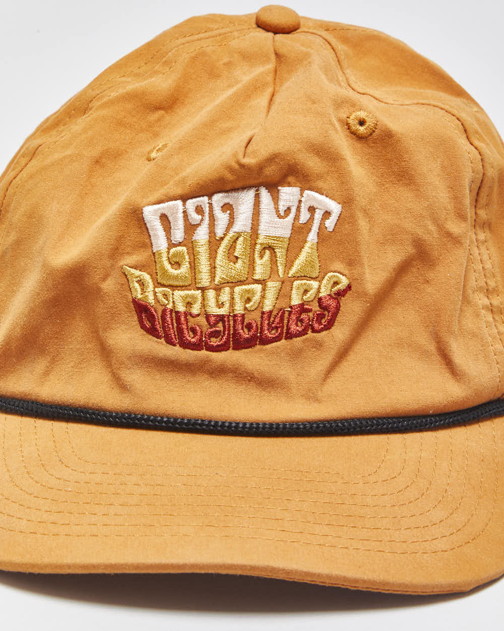 Vintage Giant Bicycles Tan Rope Peak Trucker Hat - OS