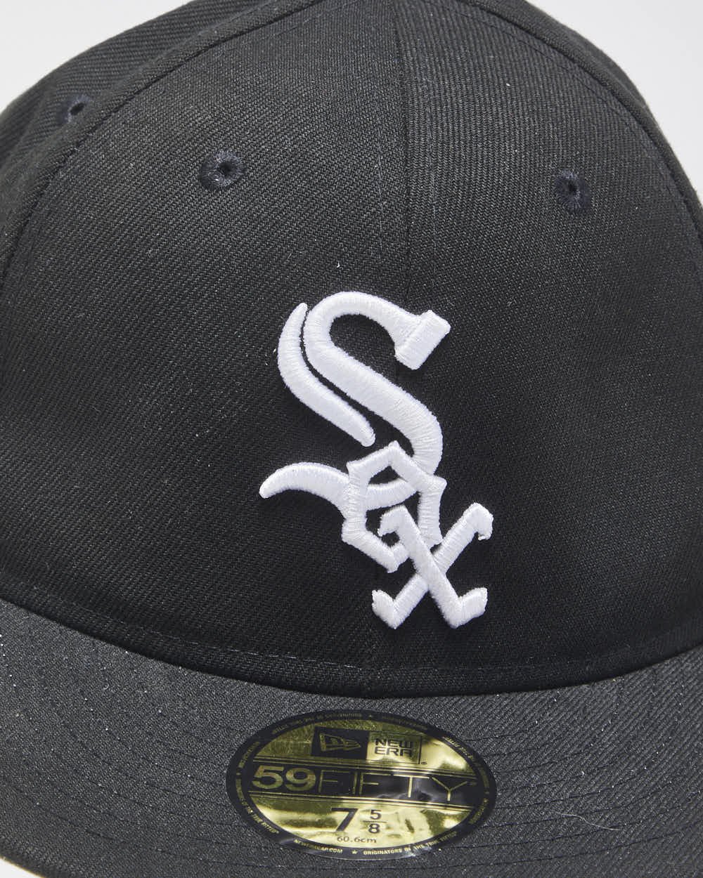Vintage New Era 59Fifty Chicago White Sox Official On-Field MLB Fitted Baseball Cap - 7 5/8