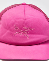 Arc'teryx 'Bird' Dark Fuchsia Curved Brim Soft Shell Trucker Hat - OS