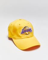 Vintage Y2K 00s Adidas LA Lakers Embroidered Flexi Baseball Cap - S/M