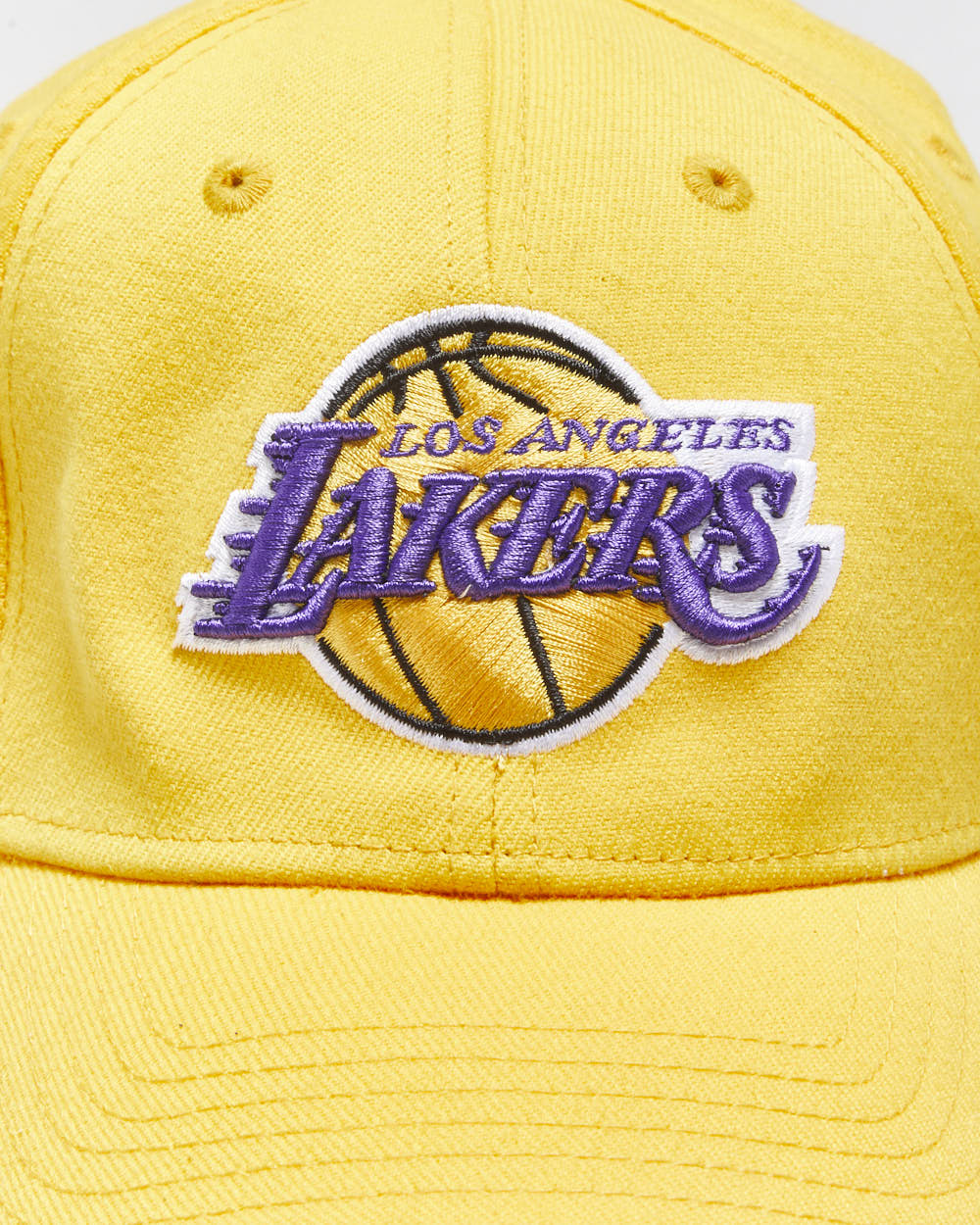 Vintage Y2K 00s Adidas LA Lakers Embroidered Flexi Baseball Cap - S/M