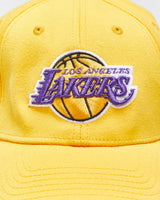 Vintage Y2K 00s Adidas LA Lakers Embroidered Flexi Baseball Cap - S/M