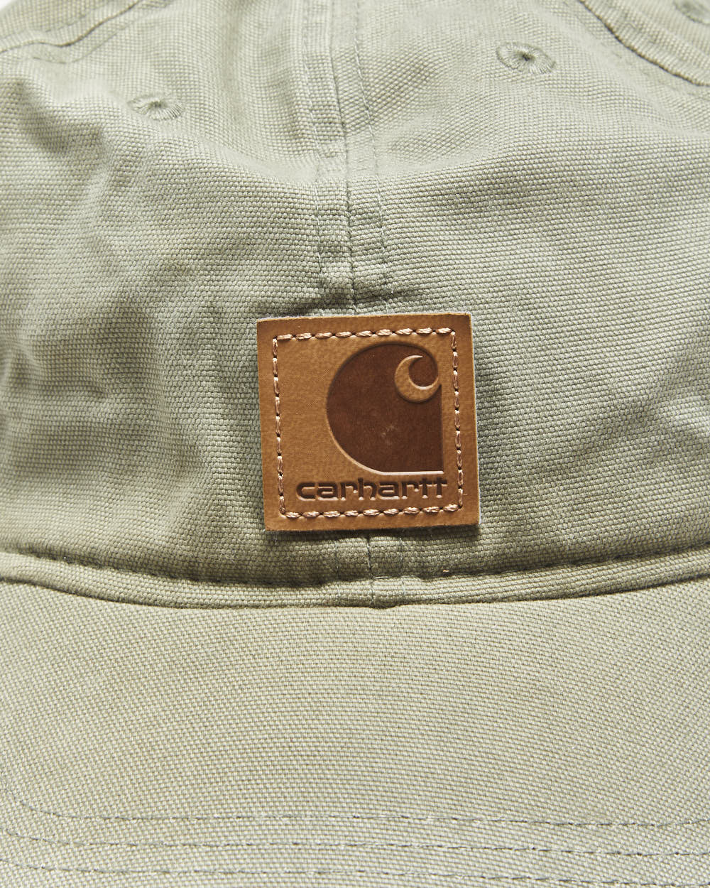 Vintage Carhartt Dusty Olive Odessa Canvas Velcro Baseball Cap - OS