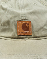 Vintage Carhartt Dusty Olive Odessa Canvas Velcro Baseball Cap - OS