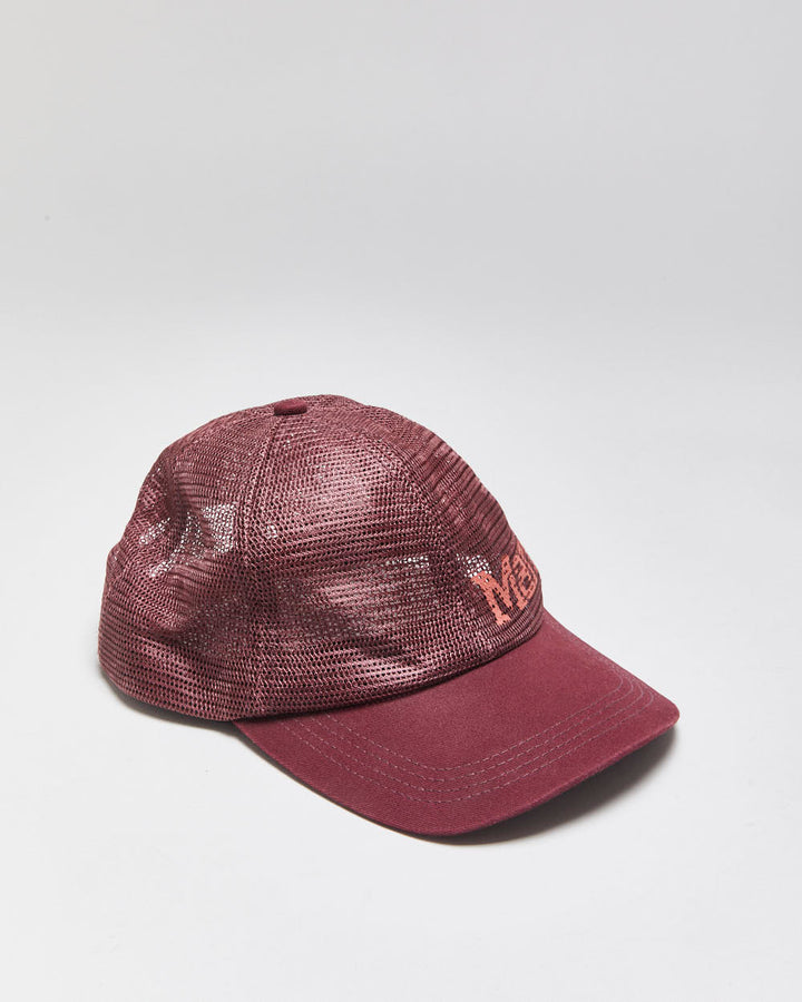 Vintage Marmot Maroon Hiking Trucker Cap - OS