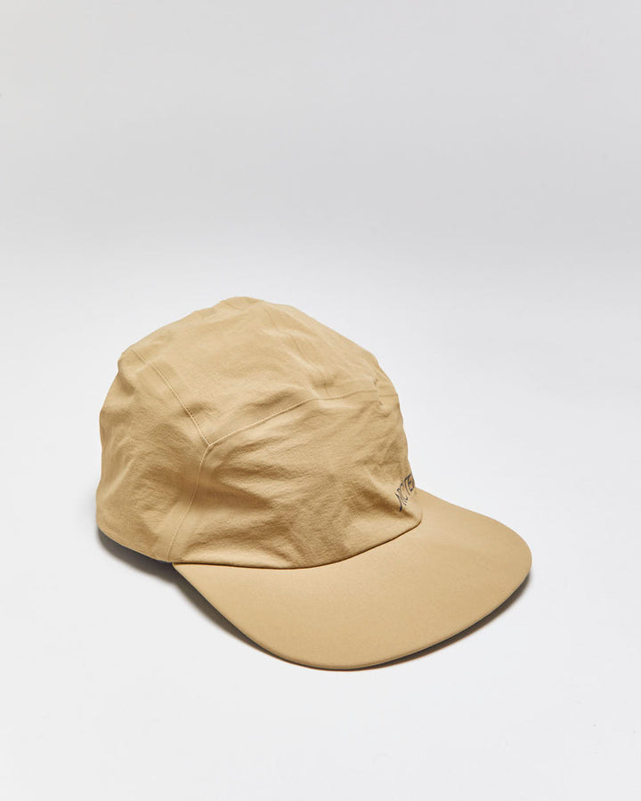 Vintage Arc'teryx Desert Khaki 3M Word Soft Brim Shell 5-Panel Hiking Cap - L/XL