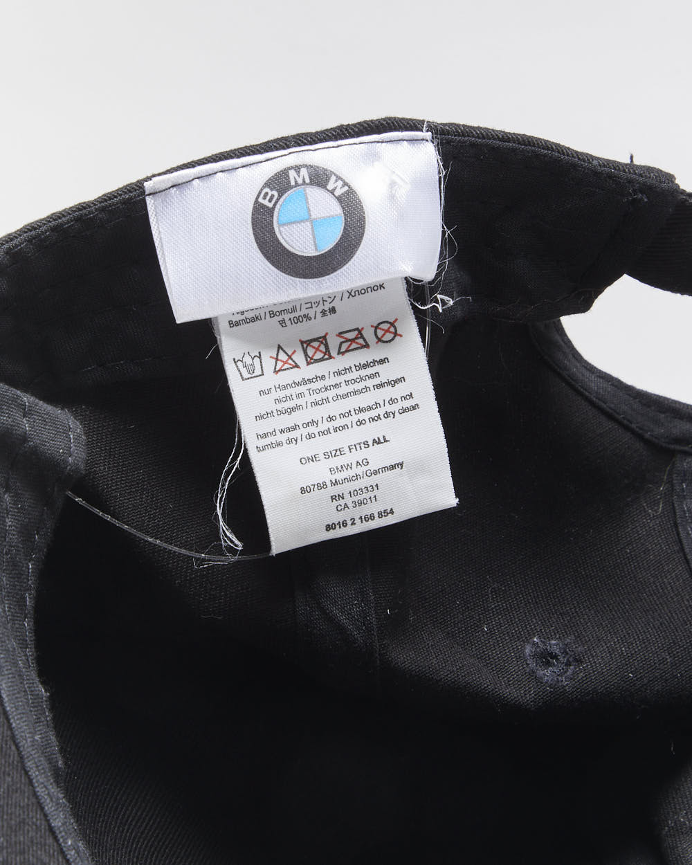 Vintage BMW Embroidered Canvas Official Baseball Cap - OS