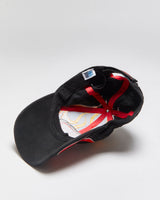 Vintage Y2K 00s NHRA Drag Racing Embroidered Flames Velcro Baseball Cap - OS