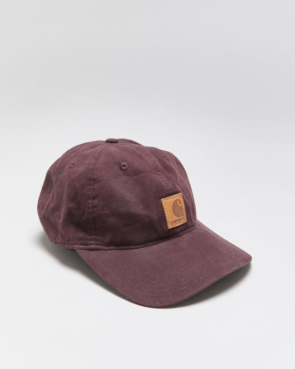 Vintage Carhartt Plum Odessa Canvas Velcro Baseball Cap - OS
