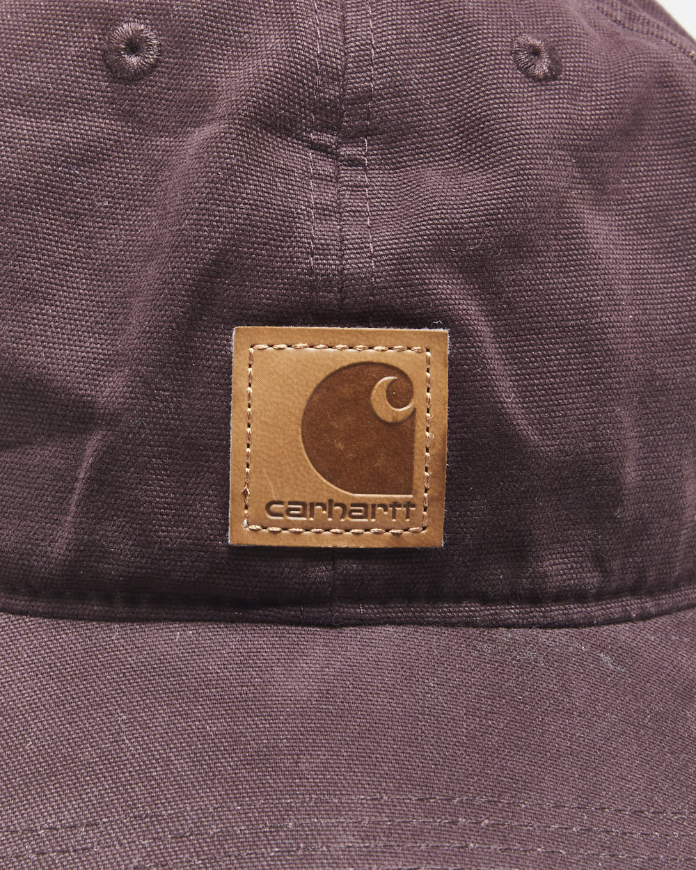 Vintage Carhartt Plum Odessa Canvas Velcro Baseball Cap - OS