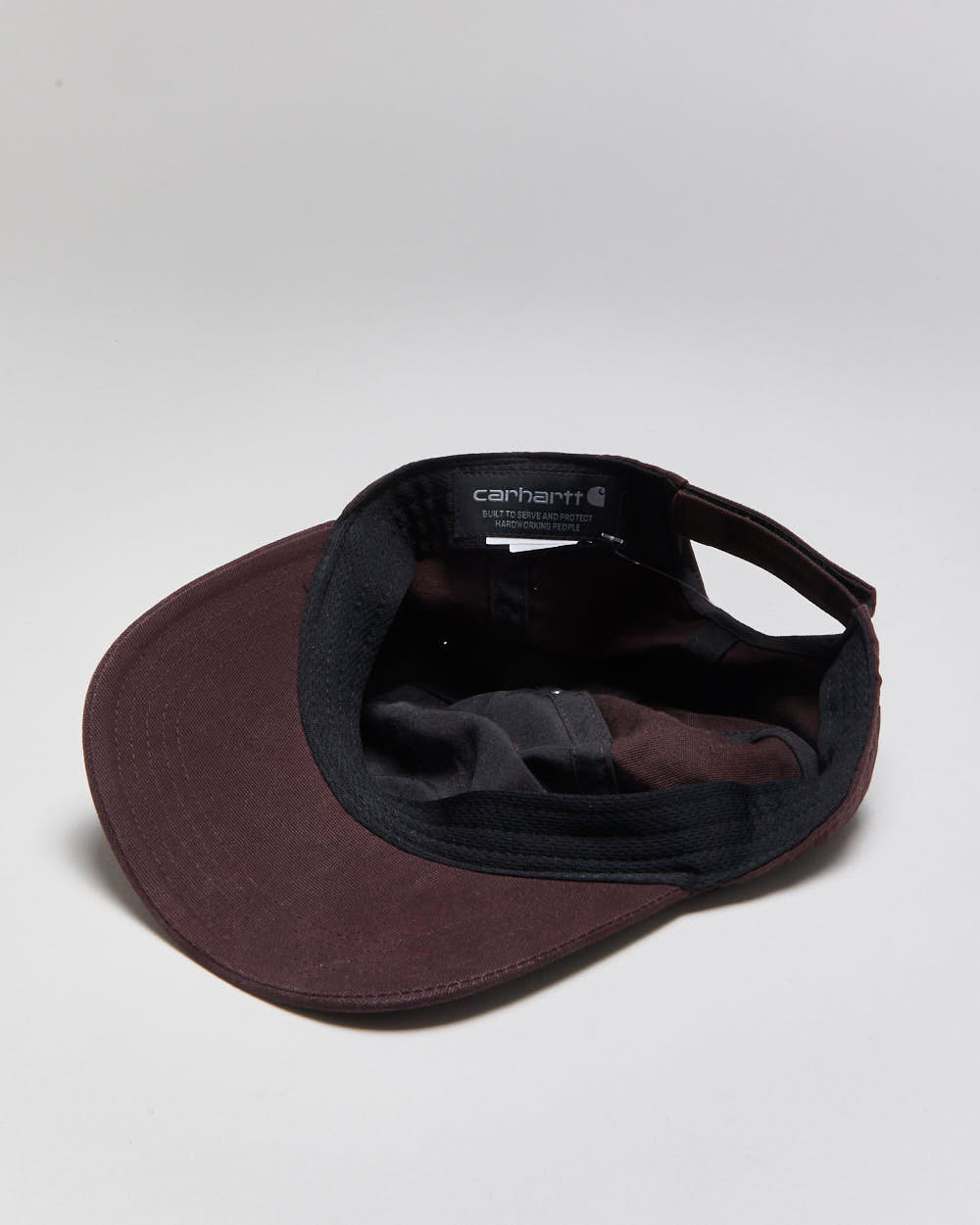 Vintage Carhartt Plum Odessa Canvas Velcro Baseball Cap - OS