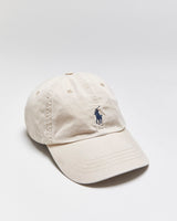 Vintage Polo Ralph Lauren Desert Khaki Iconic Cotton Chino Baseball Cap - OS