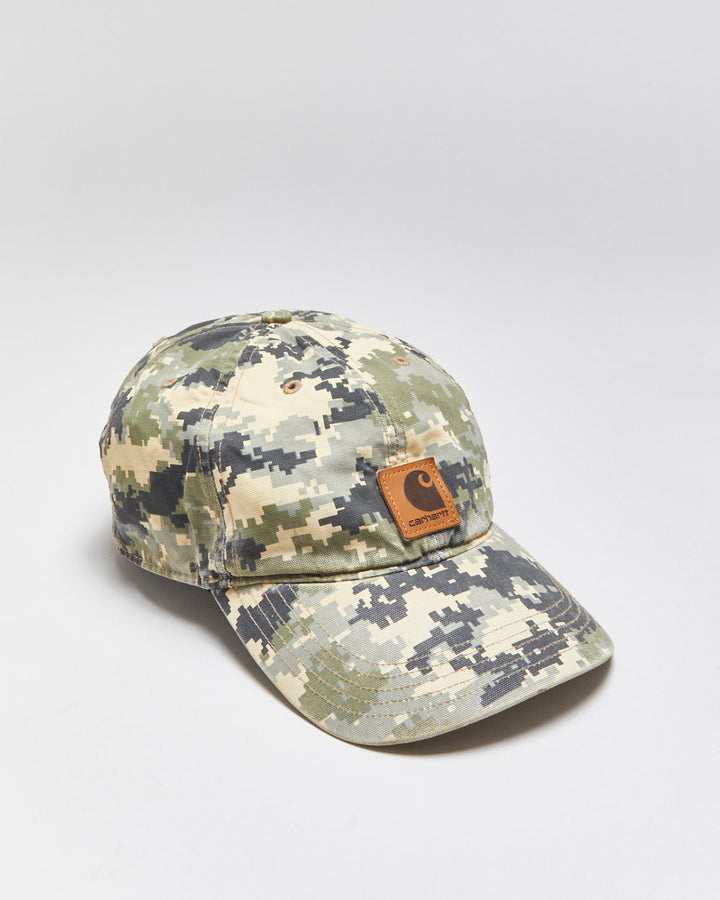 Vintage Carhartt Digi Camo Odessa Canvas Velcro Baseball Cap - OS