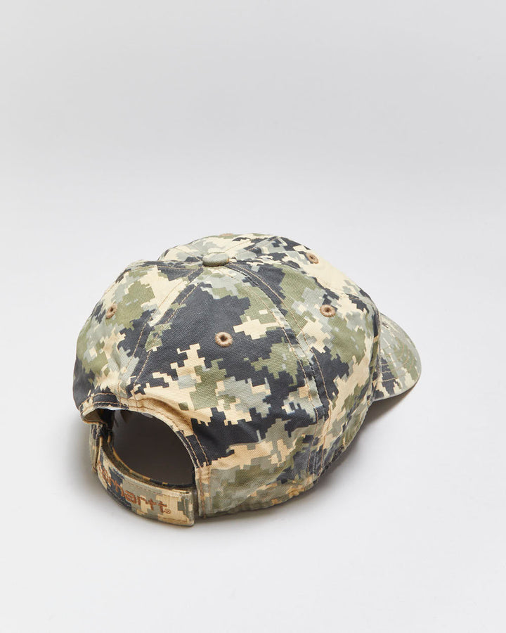 Vintage Carhartt Digi Camo Odessa Canvas Velcro Baseball Cap - OS