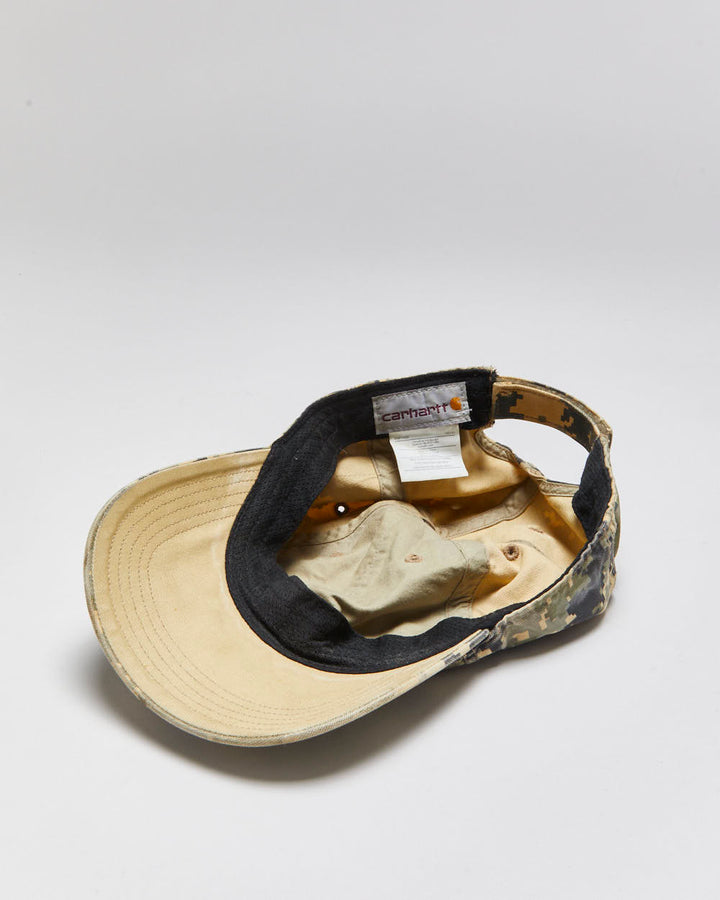 Vintage Carhartt Digi Camo Odessa Canvas Velcro Baseball Cap - OS
