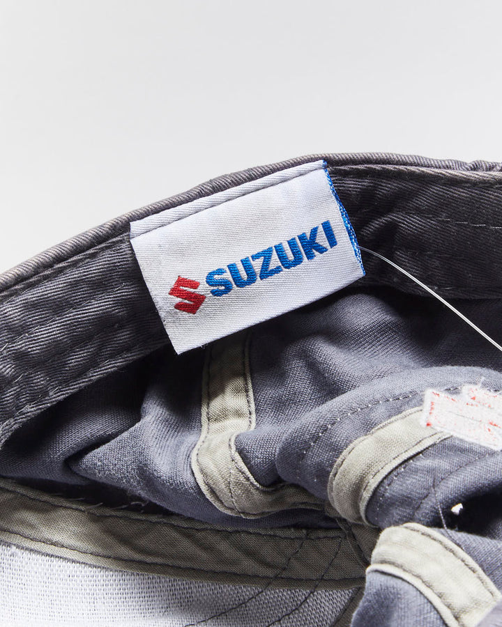 Vintage Y2K 00s Suzuki Faded Canvas Embroidered 3M Baseball Cap - OS