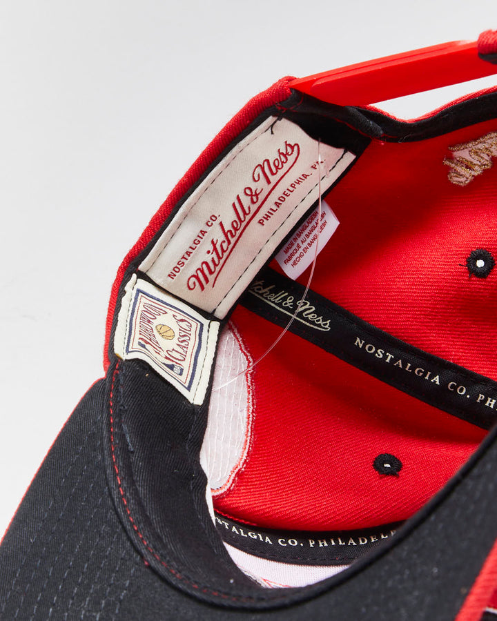 DS Mitchell & Ness Hardwood Classics 1998 NBA Finals Chicago Bulls Wool Blend Snapback - OS