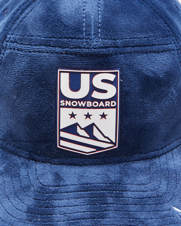 Vintage Volcom x New Era 39Thirty US Olympic Snowboard Team Insulated Velour Trapper Hat - M/L