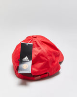 DSWT Adidas Manchester United 3 Stripe Embroidered Baseball Cap - OS
