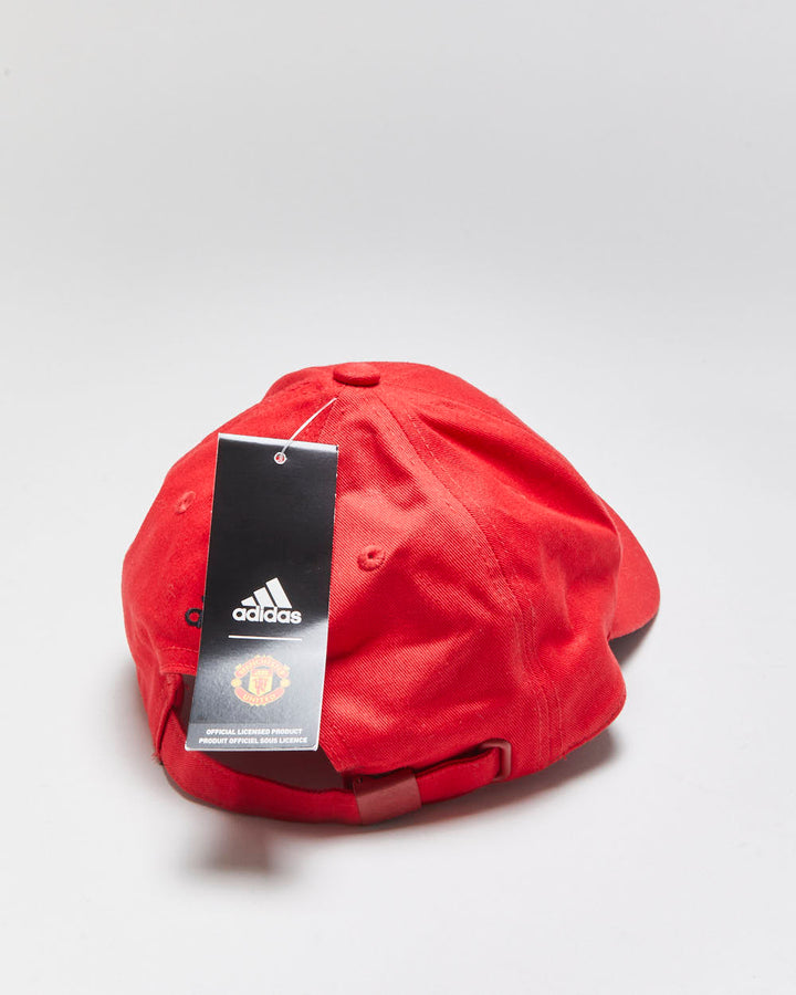 DSWT Adidas Manchester United 3 Stripe Embroidered Baseball Cap - OS
