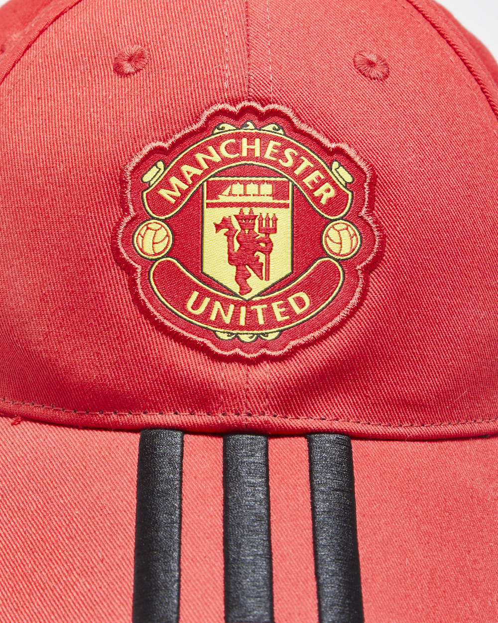 DSWT Adidas Manchester United 3 Stripe Embroidered Baseball Cap - OS