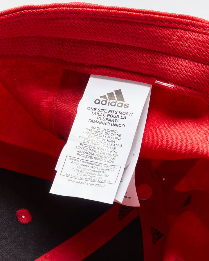DSWT Adidas Manchester United 3 Stripe Embroidered Baseball Cap - OS