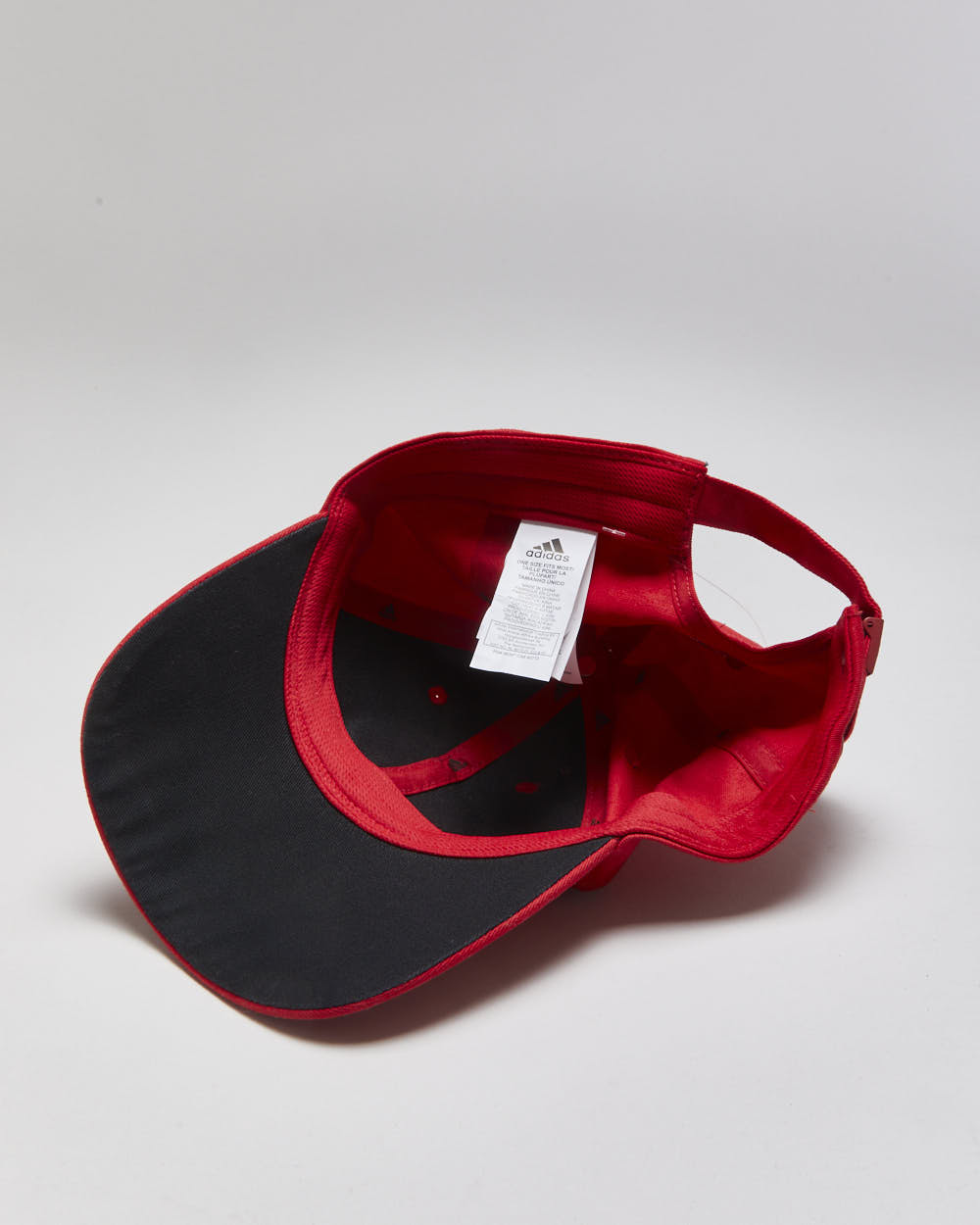 DSWT Adidas Manchester United 3 Stripe Embroidered Baseball Cap - OS