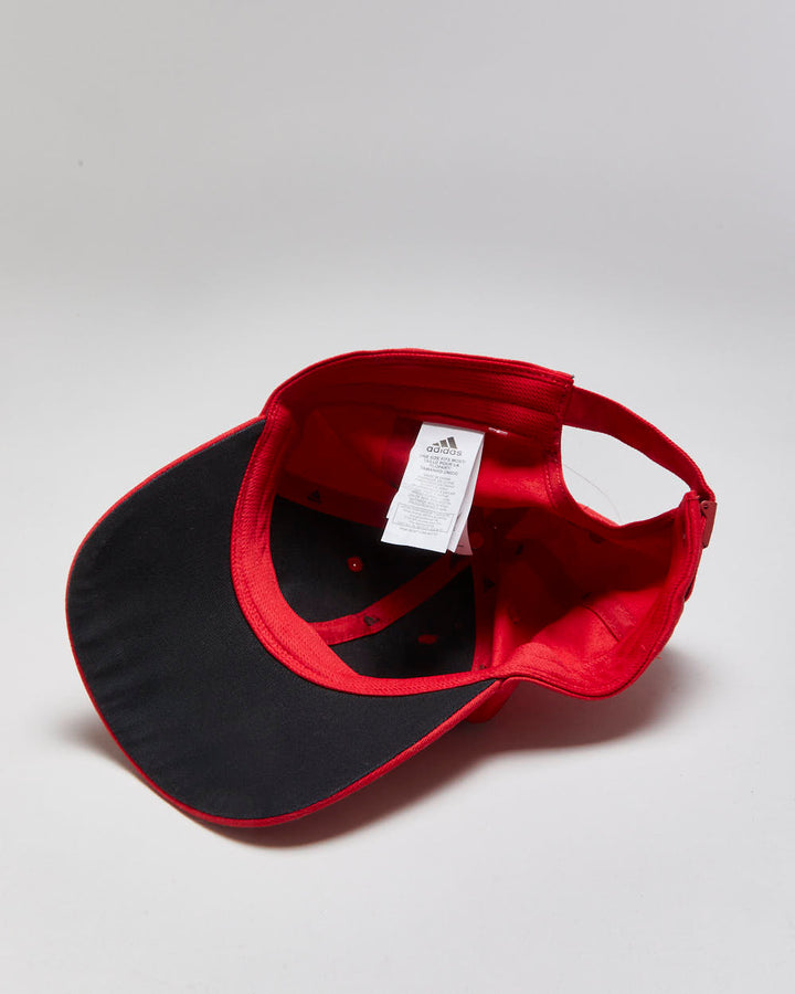DSWT Adidas Manchester United 3 Stripe Embroidered Baseball Cap - OS