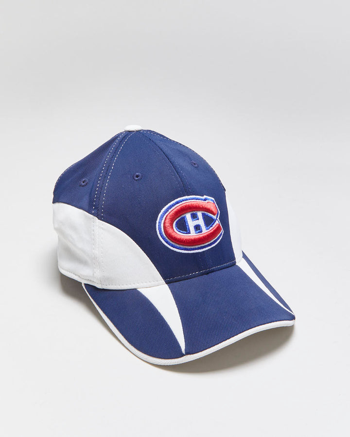 Vintage Y2K 00s Reebok Montreal Canadiens Center Ice NHL FlexFit Baseball Cap - OS