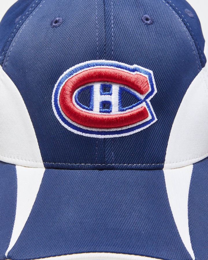 Vintage Y2K 00s Reebok Montreal Canadiens Center Ice NHL FlexFit Baseball Cap - OS