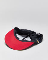 DS Vintage 1990s Budweiser Whassup! Leather Strap Flat Brim Baseball Cap - OS