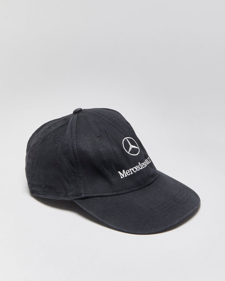 Vintage Y2K 00s Mercedes Benz Collection Embroidered Canvas Baseball Cap - OS