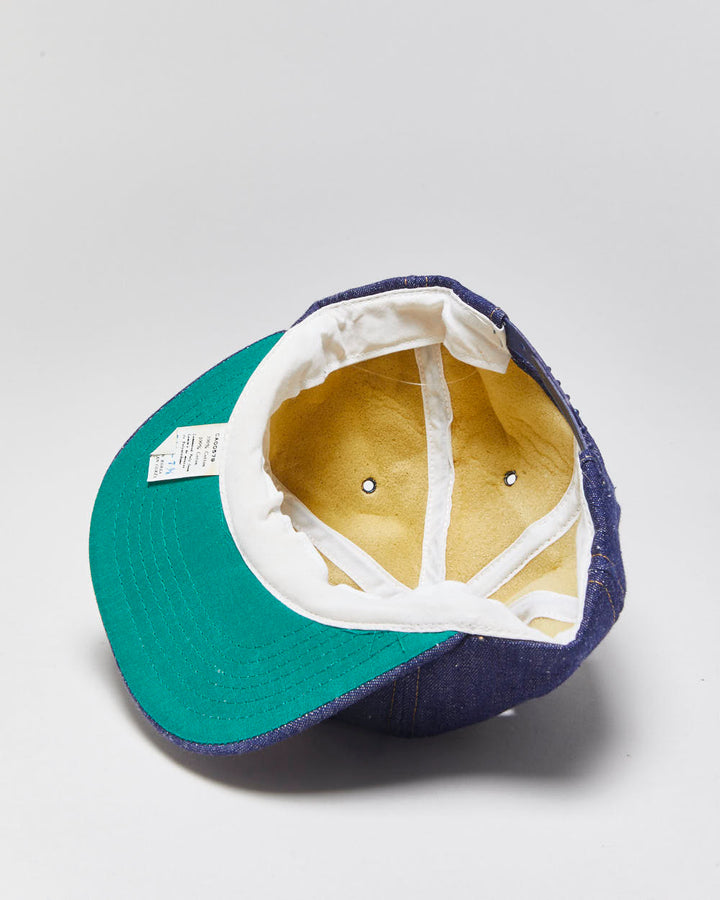 DS Vintage 1980s Big John's Denim Flat Brim Trucker Hat - OS