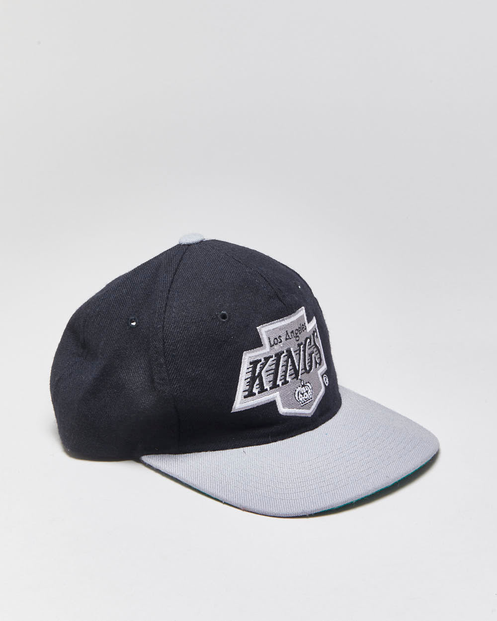 DS Vintage 1990s Starter Los Angeles Kings Pure Wool NHL Flat Brim Snapback - OS