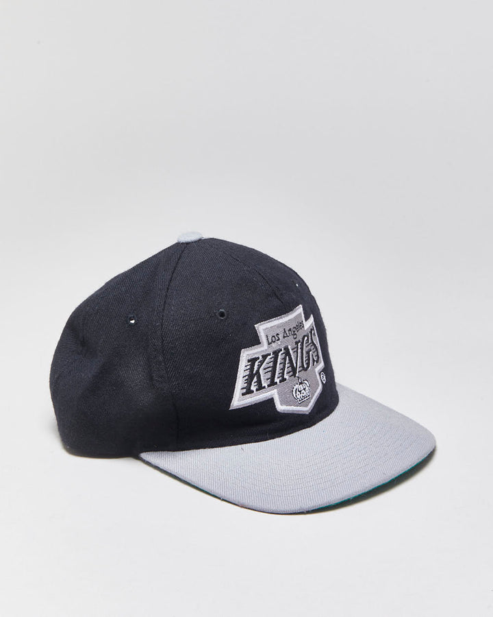 DS Vintage 1990s Starter Los Angeles Kings Pure Wool NHL Flat Brim Snapback - OS
