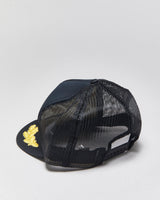DS Vintage 1980s Bobocel Contracting Embroidered Golf Leaf Flat Brim Trucker Hat - OS