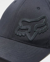 Vintage Y2K 00s Fox Racing Rubber Logo FlexFit Baseball Cap - L/XL