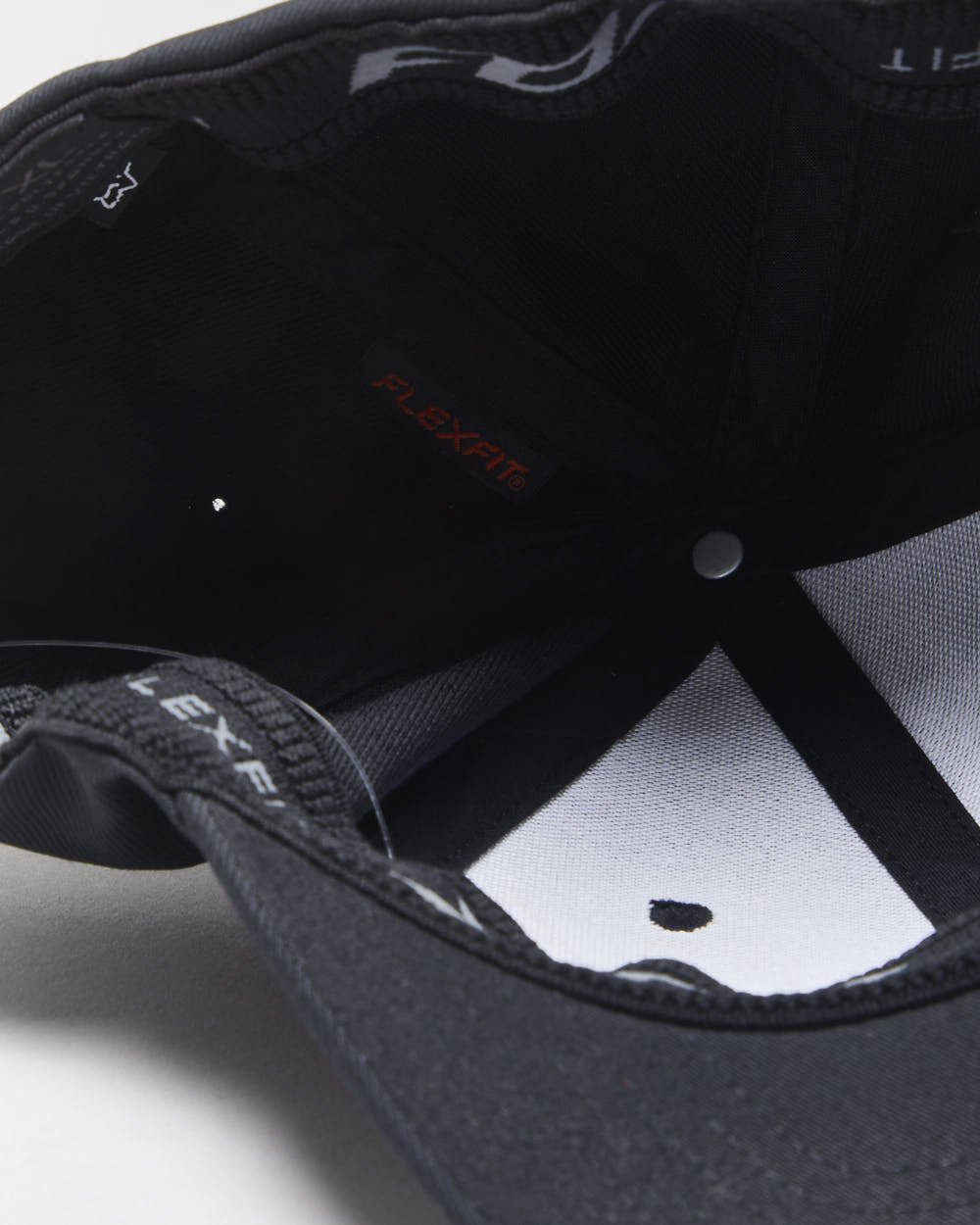 Vintage Y2K 00s Fox Racing Rubber Logo FlexFit Baseball Cap - L/XL