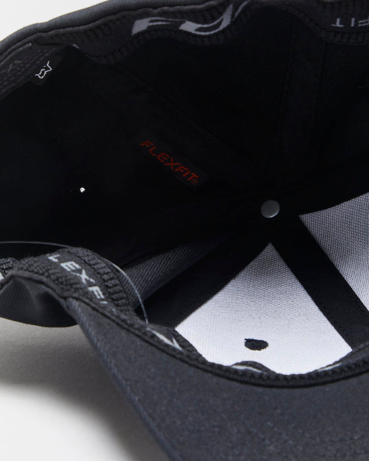 Vintage Y2K 00s Fox Racing Rubber Logo FlexFit Baseball Cap - L/XL
