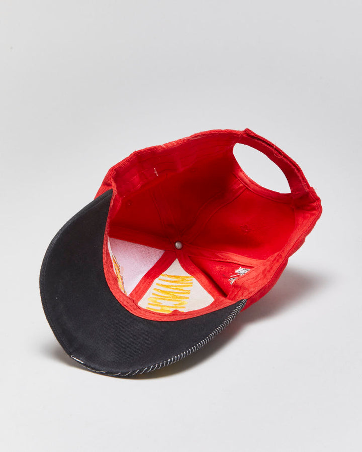 Vintage 1990s Manchester United Barclays Premier League Embroidered Velcro Baseball Cap - OS
