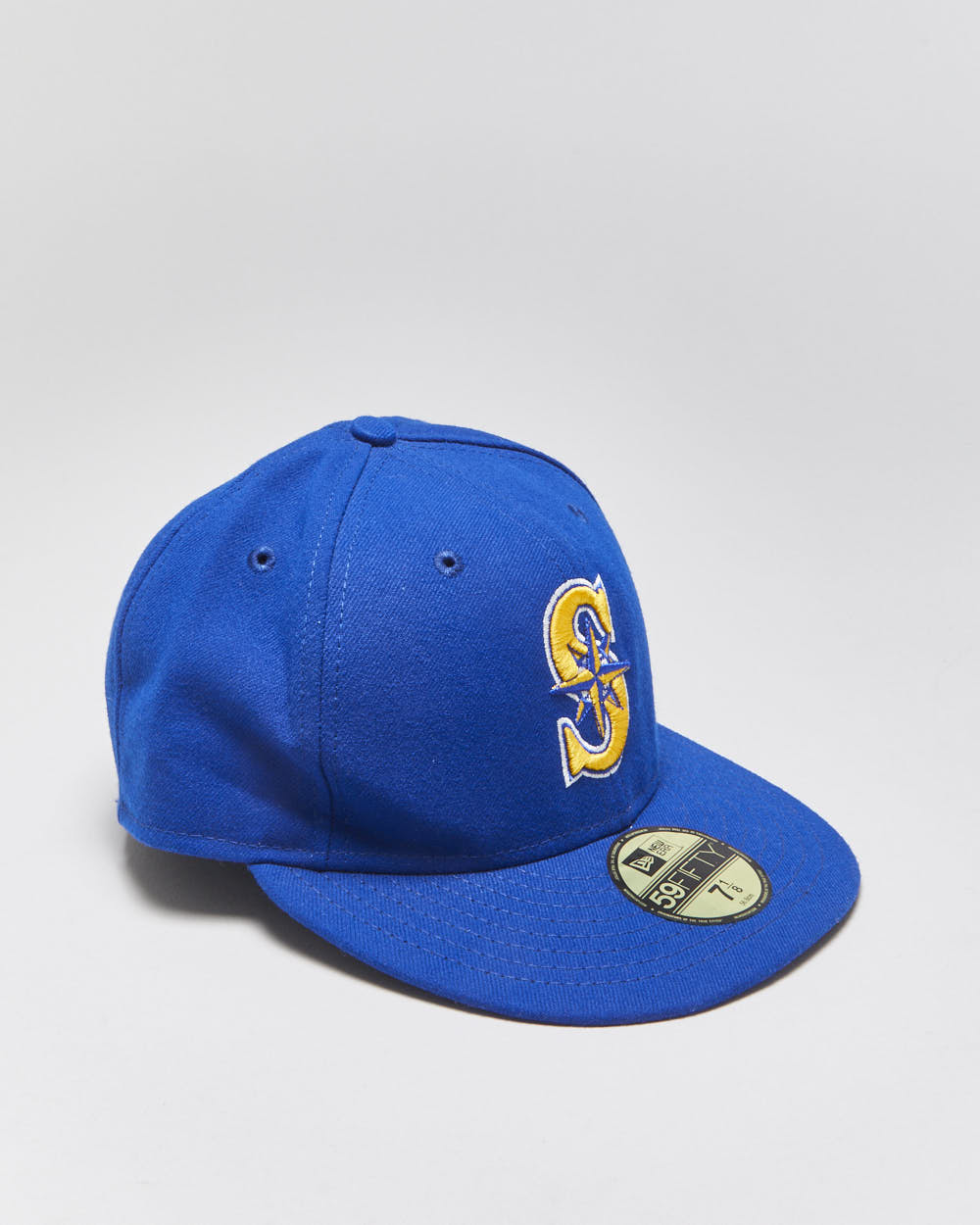 Vintage New Era 59Fifty San Jose Mariners Made In USA MLB Official On Field Fitted Baseball Cap - 7 1/8